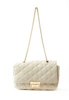 Bayan Bej Kapitoneli Askılı Çanta