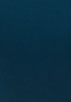 Bayan Mavi Yüksek Yaka Uzun Kollu Tişört