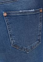 Bayan Mavi Pamuklu Flare Denim Pantolon 