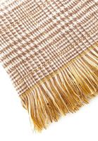 Bayan Sarı Desenli Kalın Şal