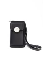 Bayan Siyah Toka Detaylı Telefon Çantası