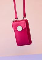 Bayan Pembe Toka Detaylı Telefon Çantası