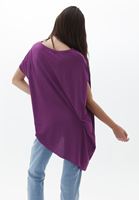 Bayan Mor Oversize Tişört ( MODAL )