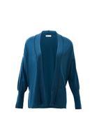 Bayan Mavi Midi Boy Triko Hırka ( MODAL )