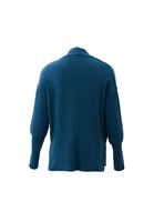 Bayan Mavi Midi Boy Triko Hırka ( MODAL )