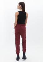 Bayan Bordo Yumuşak Dokulu Jogger Pantolon ( TENCEL™ )