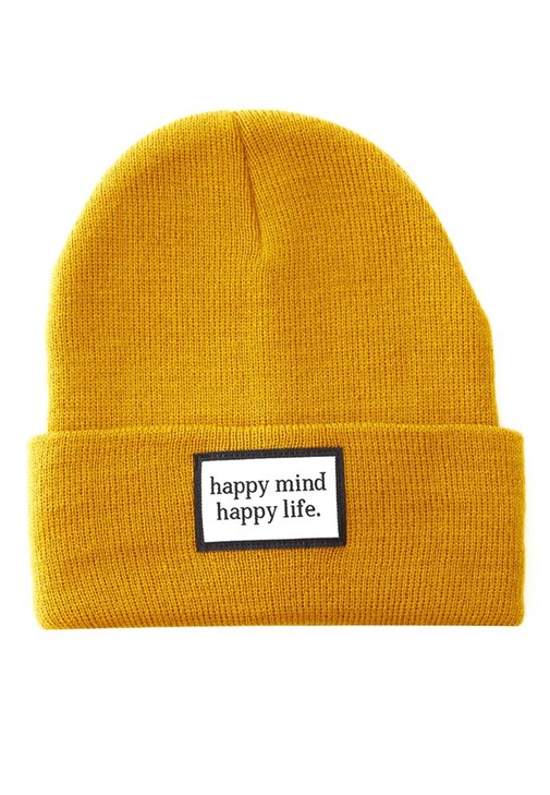 Sarı Sloganlı Bere