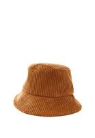 Bayan Kahverengi Sloganlı Bucket Şapka