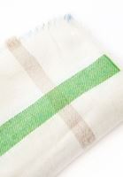 Bayan Mavi Desenli Kalın Şal