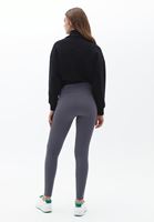 Baskılı Sweatshirt ve Tayt Kombini