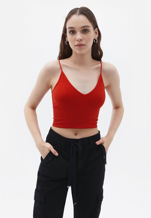  Dikişsiz Crop Top