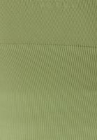 Bayan Yeşil Dikişsiz Crop Top