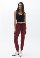 Jakarlı Dikişsiz Atlet ve Culotte Pantolon Kombini