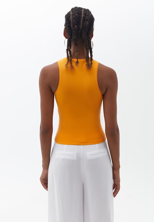 Crop Halter Yaka Atlet ve Pantolon Kombini