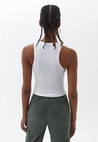 Halter Yaka Crop Atlet ve Kargo Pantolon Kombini