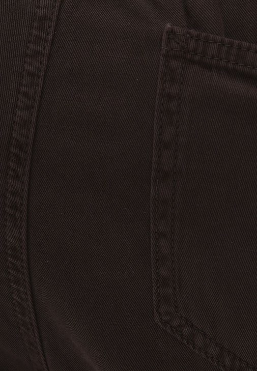 Baggy-Fit Pantolon ve Dikişsiz Crop Kombini