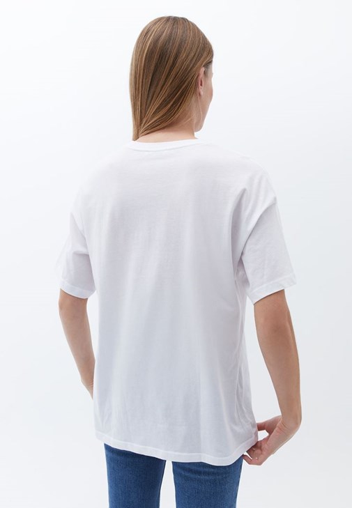 Sıfır Yaka Oversize Tişört ve  Pantolon Kombinii