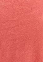 Bayan Pembe Pamuklu Crop Tişört