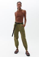 Orta Bel Kemerli Jogger Pantolon