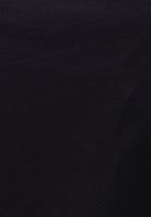 Bayan Siyah Pamuklu Crop Tişört