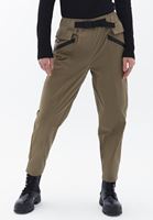 Bayan Yeşil Toka Detaylı Baggy-Fit Pantolon