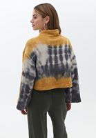 Bayan Çok Renkli Batik Yıkamalı Oversize Bluz