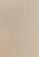 Bayan Bej Püskül Detaylı Wide-Leg Pantolon