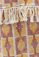 Bayan Çok Renkli Yırtmaç Detaylı Püsküllü Hırka