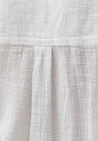 Bayan Krem Oversize Cepli Gömlek