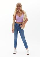 Bayan Mavi Ultra Yüksek Bel Slim-Fit Denim Pantolon