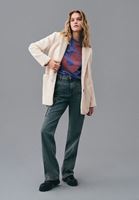 Casual Top ve Baggy-Fit Pantolon Kombini