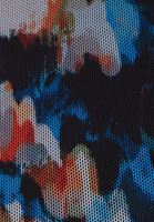 Bayan Çok Renkli İnce Askılı Desenli Elbise