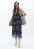 Bayan Çok Renkli V Yaka Tül Elbise