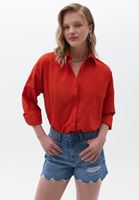 Poplin Gömlek ve Mom Pantolon Kombini
