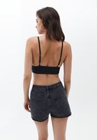 Bayan Siyah İnce Askılı Büstiyer