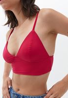 Bayan Pembe İnce Askılı Büstiyer