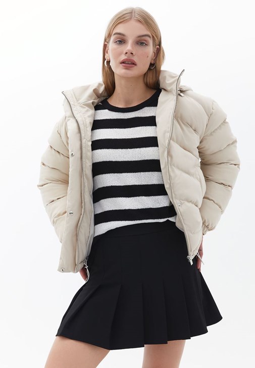 Oversize Elbise ve Mont Kombini