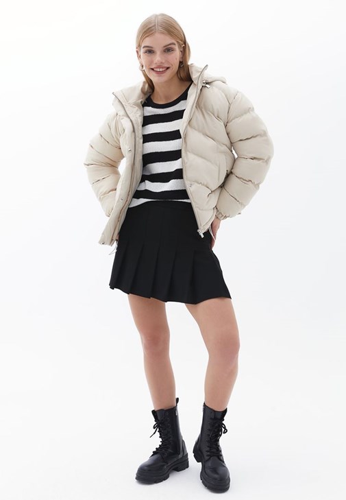 Oversize Elbise ve Mont Kombini