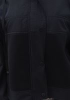 Bayan Siyah Kapüşonlu Yağmurluk