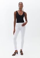 Bayan Siyah V Yaka Triko Atlet