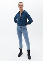 Bayan Mavi Loose-Fit Gömlek ( TENCEL™ )