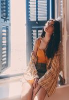 Bayan Çok Renkli Desenli Kimono ( TENCEL™ )