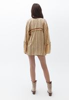 Bayan Çok Renkli Desenli Kimono ( TENCEL™ )