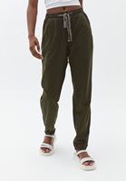 Bayan Yeşil Beli Lastikli Carrot-Fit Pantolon ( TENCEL™ )