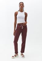Bayan Mor Beli Lastikli Carrot-Fit Pantolon ( TENCEL™ )