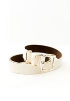 Bayan Bej Crocodile Dokulu Kemer