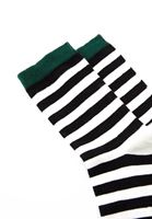 Bayan Yeşil Çizgili Çorap