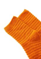 Bayan Turuncu Dokulu Kalın Çorap