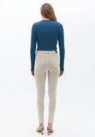 Bayan Bej Toparlayıcı Etkili Skinny Pantolon ( TENCEL™ )