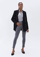 Women Dark Grey Skinny Pants with Push up Effect